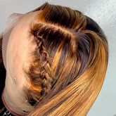 Perruque Brésilienne Straight Hair HD Lace  Highlight 4/27